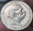 1900 Austrian Empire 5 Corona - Francis Joseph I - 24g  900 Silver