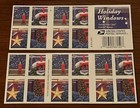 Forever Usps Holiday Windows Sheet   20 Authentic Usa Postage Stamps Christmas
