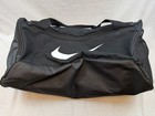 Nike Rn 56323 Black Duffel Gym Bag 24x12x12 Swoosh