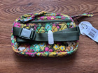 Nwt Vera Bradley Snoopy Peanuts Garden Mini Belt Bag Colorful Flowers Woodstock