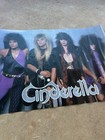 Vintage Cinderella 1986 Poster By Mark Weiss Funky Enterprises Vintage Rock Band