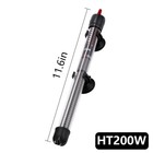 1 2pcs 200w Aquarium Heater Submersible Tropical Fish Tank Water With Suction