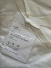 Pottery Barn Spencer Washed Cotton Euro Pillow Sham White New