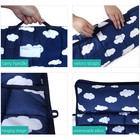 Kids Nap Mat With Soft Pillow For Preschool Sleeping daycare travel Navy