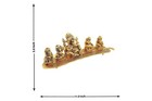 God Idol Statue Golden Oxidized Finish With Beautiful Velvet Box
