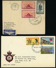 British Commonwealth Colonies Postage Stamp Cover Collection Registered Airmail 
