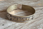 Om Mani Padme Hum Mantra Tibetan Yoga Buddhist Cuff Bracelet