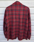 Vintage 1950s 1960s Pendleton Red Wool Plaid 49er Chore Jacket Men M Usa Western