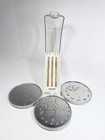 Cuisinart Dh-4 Slot Disc Blade Holder And 3 Blades