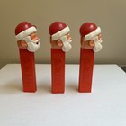 3 Santa Pez Dispensers Eyes Closed No Feet 3 410 455 Made In Austria