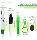 30 Pieces Mini Highlighter Nurse Pens For Badge Reel  Retractable Shuttle Pens