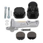 Front Brake Caliper  holder Kit Assembly W pads For Honda Cb360 400f 450 500 550