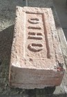 Vintage Reclaimed Ohio Red Clay Brick Stamped Antique Garden Landscape