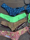 Lot Of 4 Sets Exotic Dancer Tri Top And Booty Short  Set