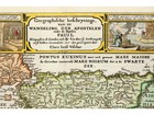 Visscher s 1650 Antique Map Holy Land  Apostle Paul s Travels To Italy