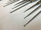 Set Of 9 Millennium Spinal Curettes Sizes 0 00 000 Angled   Straight Neurology