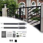 Automatic Arm Dual Swing Gate Opener Heavy Duty Kit Electric Remote Control Set