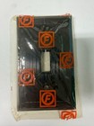 Bakelite 1-gang Switch Cover    3- Pack  Brown  Vintage   Nos