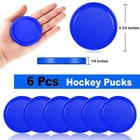 6 Pcs 31 4 Inch Full Size Heavy Replacement Air Hockey Pucks Game Tables