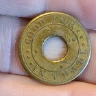 Rare Virginia City Nevada Trade Token International Saloon Desiderio   Co  1 