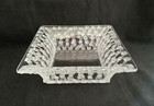 Lalique Crystal Coupe Roses 9 5 8  Square Bowl