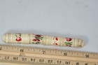 Edwardian Sewing Needle Case Floral Hand Painted Antique Original C1900