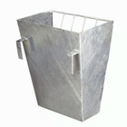 Galvanized Grain Hay Feeder Livestock Wall Mount Goat Sheep Horse Feeder