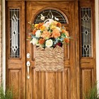 Wicker Hanging Baskets Scalloped Wall Baskets Decor Handmade Woven Hanging Ba   