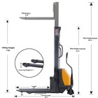 Apollolift 118  Lifting Semi Electric Walkie Fixed Legs Pallet Stacker 2200lbs
