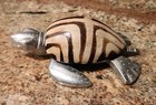 Pewter   Sandstone Sea Ocean Life Beach Turtle Reptile Figurine 5 1 2  X 3 3 4 