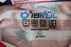 Ibkul New Americana Sleeveless Polo Top Size Large Red Navy Stars Stripes  read 