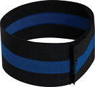 Black Thin Blue Line Elastic Police Law Enforcement Officer Mourning Band