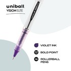 Uniball Vision Elite Rollerball Pens  Bold Point 1 Count  pack Of 12   Violet