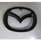1x Gloss Black Front Grill Emblem   1x Rear Trunk Badge Only For Cx-50 2025