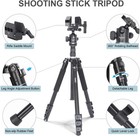 Shooting Tripod Hunting Shooting Stick Gun Rifle Rest With Shooting Saddle Clamp
