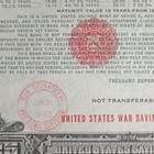 United States Savings Bond  25 Series E War Savings Bond Issued Nov 1942 Due 10y