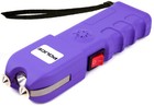 Police Stun Gun 928 Max Volt Rechargeable Led Flashlight For Self Defense Purple