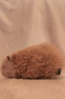 Natural Fur Stuffed Guinea Pig - Handmade With Genuine Alpaca Fur - Natural Tan