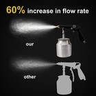 Car Air Undercoating Spray Gun Rustproofing  2 Wands  32oz Suction Feed Cup Tool