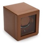 Wolf Cub Single Watch Winder With Cover In Cognac Color  461127