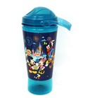 Disney Parks Mickey Minnie Tumbler Sipper Cup Disneyland Teal Goofy Pluto Castle