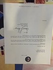 Alfa Romeo Framed Poster With Letter From Company 1990