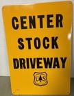 Vintage National Forest Service Metal Sign   center Stock Driveway  Usfs