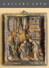 German Wax Relief  40 s Romanticism Mid Century Vtg Art Painting Sculpture 50 s