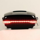 King Pack Trunk W  Brake Tail Light For Harley Touring Glide 2014 