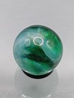  60  Vintage Marble- Transparent Blue Swirls- Alley Jabo - J-50