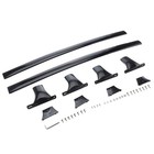 Motorfansclub 2pcs Roof Racks Cross Bars Luggage Carrier Baggage Black 