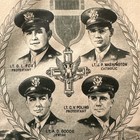 Wwii Immortal Chaplains Block Of 4 First Day Cover 3   Stamp Military Fdc Vintage