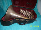 Hn White King Mellophone Silver With Case   Mouthpiece  Eb F Good Used Condition