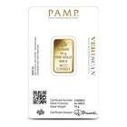 10 Gram Pamp Suisse Fortuna Veriscan Gold Bar  new W  Assay 